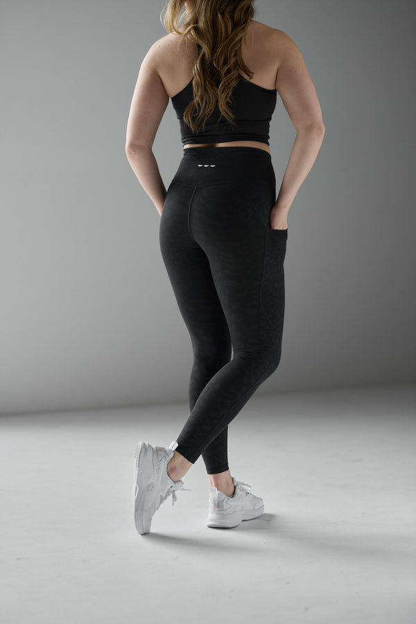 Utility Legging - Jet Leopard